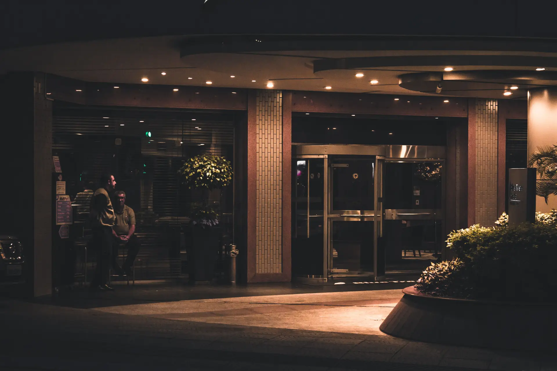 Hotel Entrance and Parking